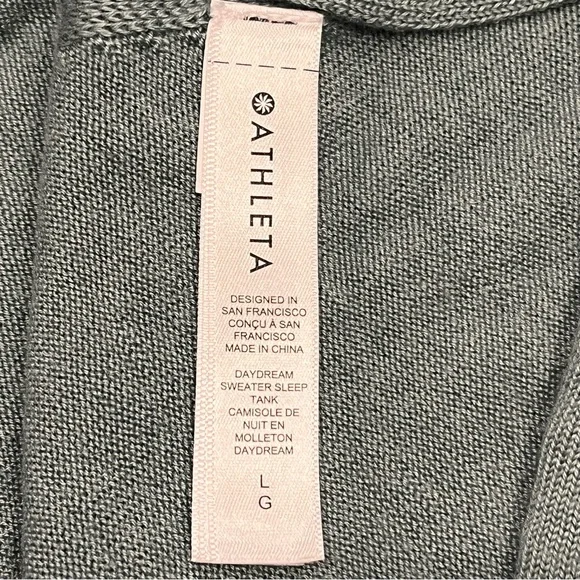 Athleta Minimalist Sweater Sleep Tank size Large - Picture 7 of 10